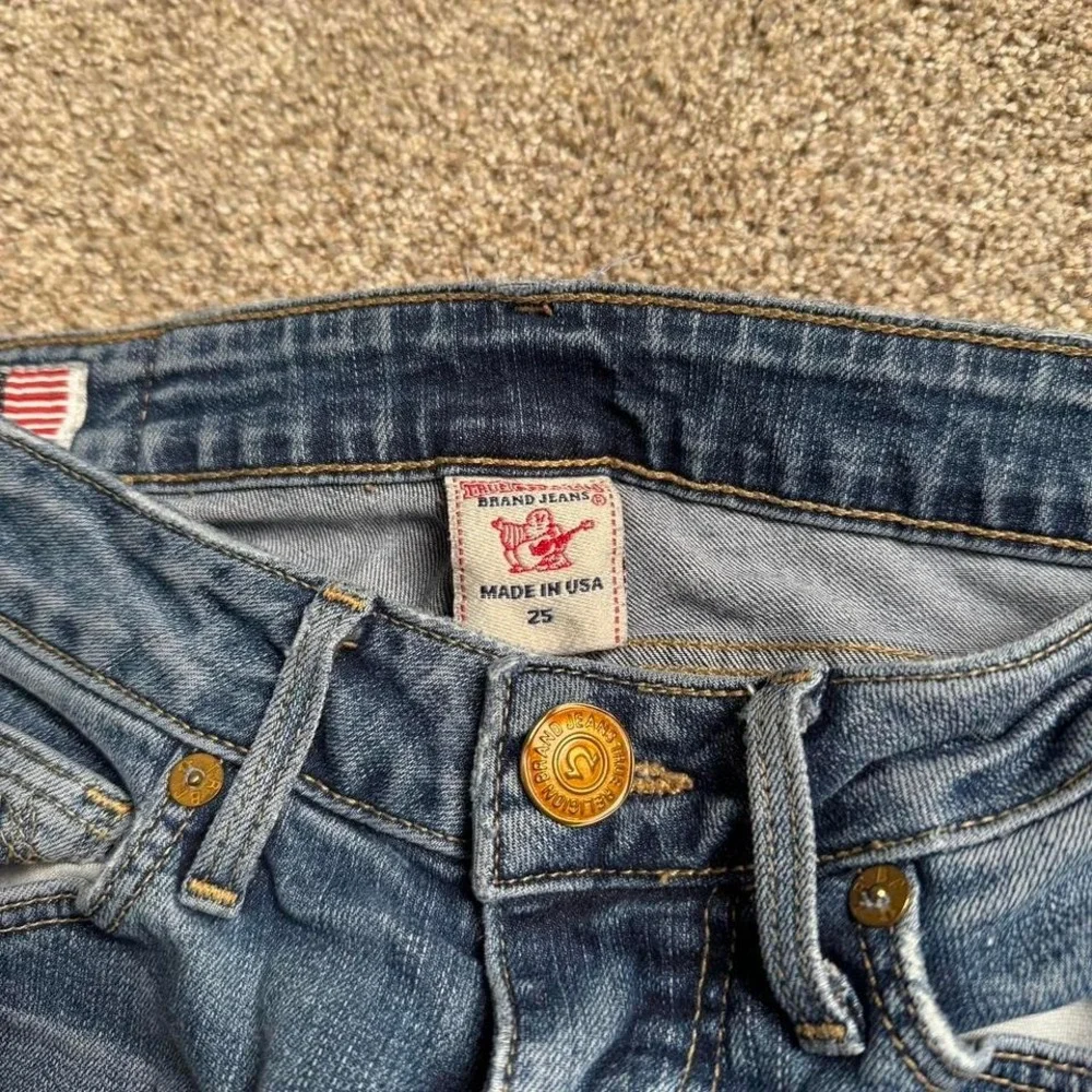 TRUE RELIGION MADE IN USA LOW RISE SKINNY JEANS - Picture 6 of 7